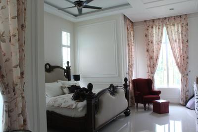 Saujana Impian, Selangor, Klaasmen Sdn. Bhd., Vintage, Bedroom, Landed, Curtain, Home Decor, Couch, Furniture, Indoors, Interior Design, Room, Tap, Chair