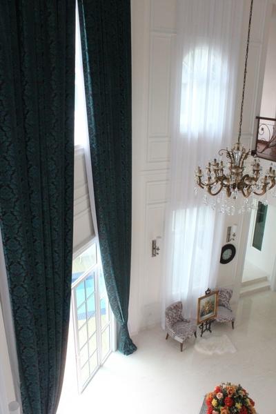 Saujana Impian, Selangor, Klaasmen Sdn. Bhd., Vintage, Living Room, Landed, Curtain, Home Decor, Chandelier, Lamp, Window, Indoors, Interior Design