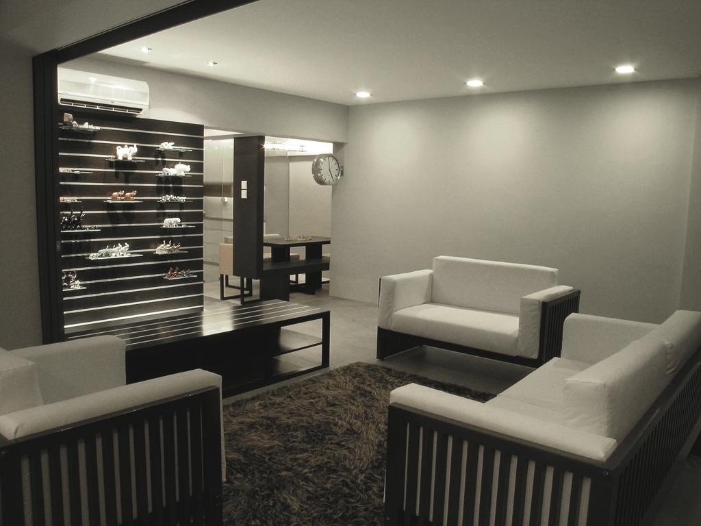 Modern, HDB, Living Room, Ang Mo Kio, Interior Designer, Metamorph Design, Concealed Lighting, Display Shelf, Display Shelves, Furniture, Chair, Couch