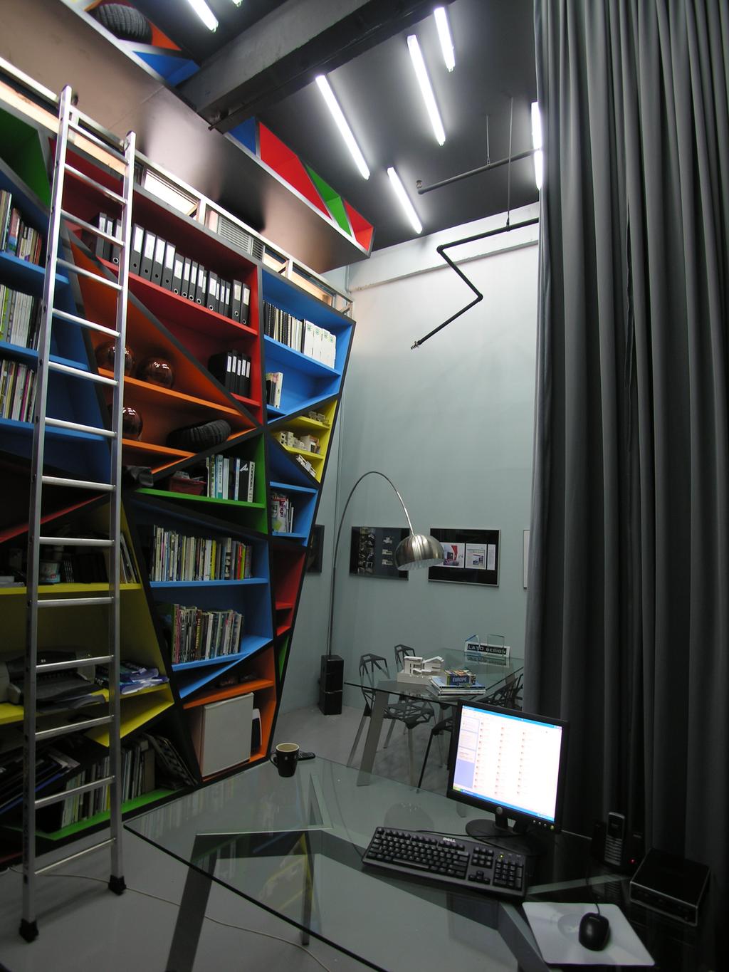 DATAscapes @ LATO Dsign Office, Commercial, Architect, Lim Ai Tiong (LATO) Architects, Eclectic, Bookcase, Furniture, Indoors, Interior Design, Library, Room, Curtain, Home Decor