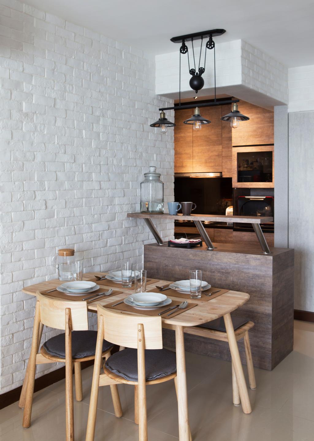 Scandinavian, HDB, Dining Room, Punggol Drive (Block 678B), Interior Designer, Urban Design House