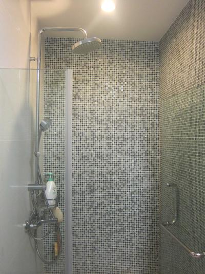 Sunhaven, The Design Practice, , Bathroom, , Shower, Cubicle, Tiles, Glass Door, Scroll