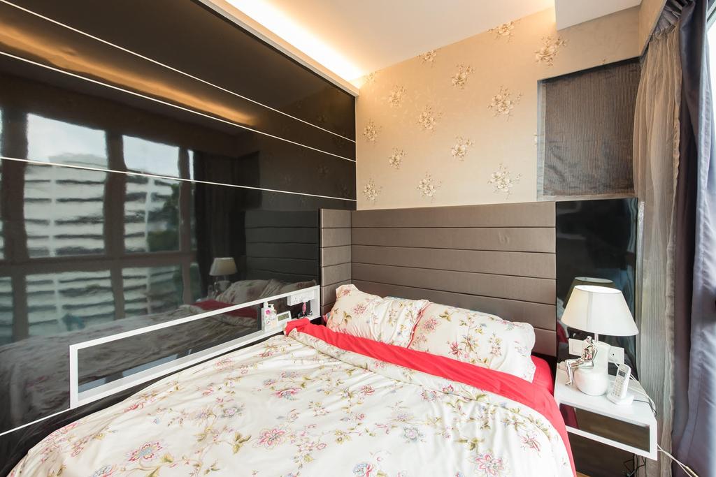 Modern, Condo, Bedroom, Canberra Road, Interior Designer, Yujia Interior Design, Traditional, Table Lamp, False Ceiling
