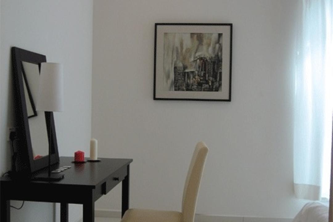 Angkasa Nuri Show Unit, Arkitek U-Lin, Contemporary, Minimalist, Bedroom, Condo, Sink, Electronics, Joystick, Dining Room, Indoors, Interior Design, Room, Dining Table, Furniture, Table, Art, Painting