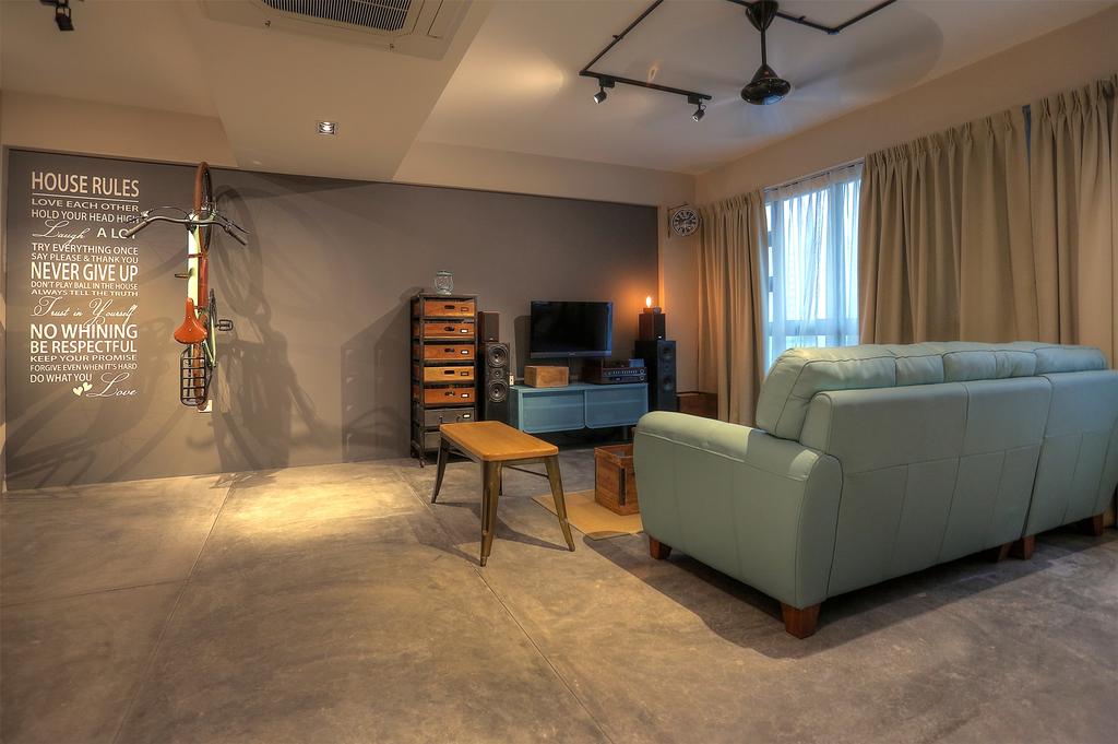 Scandinavian, HDB, Living Room, Punggol Emerald, Interior Designer, Ingenious Design Solutions, Couch, Furniture