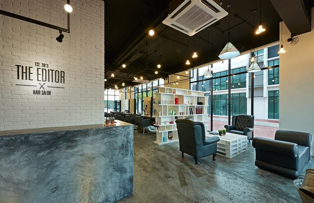 The Editor Hair Salon (Ground Floor), Commercial, Interior Designer, Surface R Sdn. Bhd., Industrial, Couch, Furniture