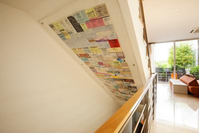 Lichi Avenue, Free Space Intent, Retro, Dining Room, Landed, Staircase, White Marble Floor, Paper, Text, Ticket, Window, Furniture