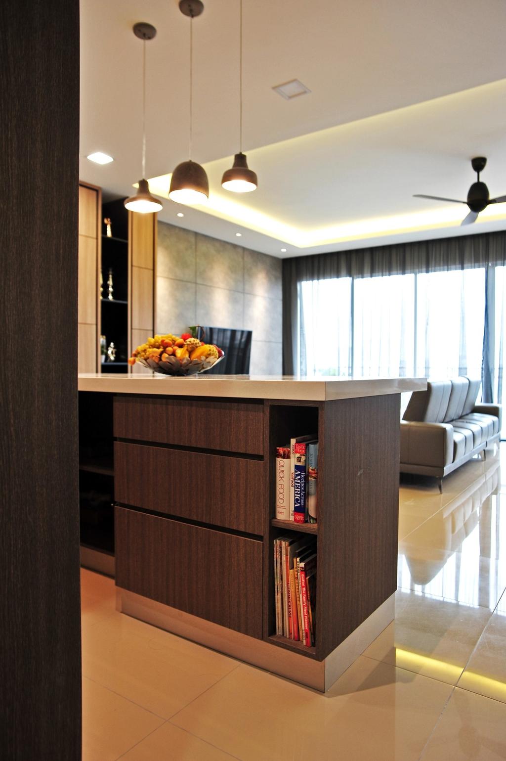 Modern, Condo, Dining Room, Casa Green - Cheras, Interior Designer, Spazio Design Sdn Bhd, Minimalist, Bookcase, Furniture