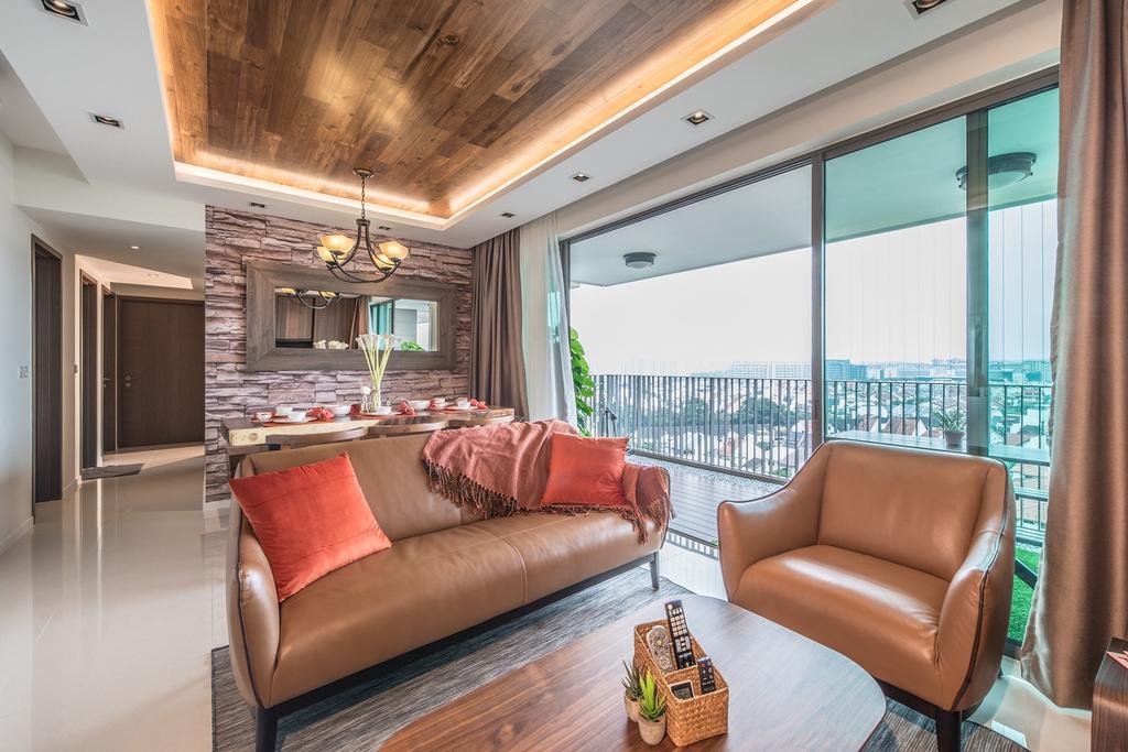 Modern, Condo, Living Room, The Topiary, Interior Designer, Mr Shopper Studio, Hallway, Corridor, Great View, Scenic View, Timber Deck Ceiling, Timber Deck, Wood Deck, Wood Inspired, Nature, Bright And Airy, Open Concept, Couch, Furniture, Indoors, Room