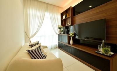 Serene Residence Rawang RT2, Nice Style Refurbishment, Modern, Living Room, Condo, Indoors, Room, Furniture, Tabletop