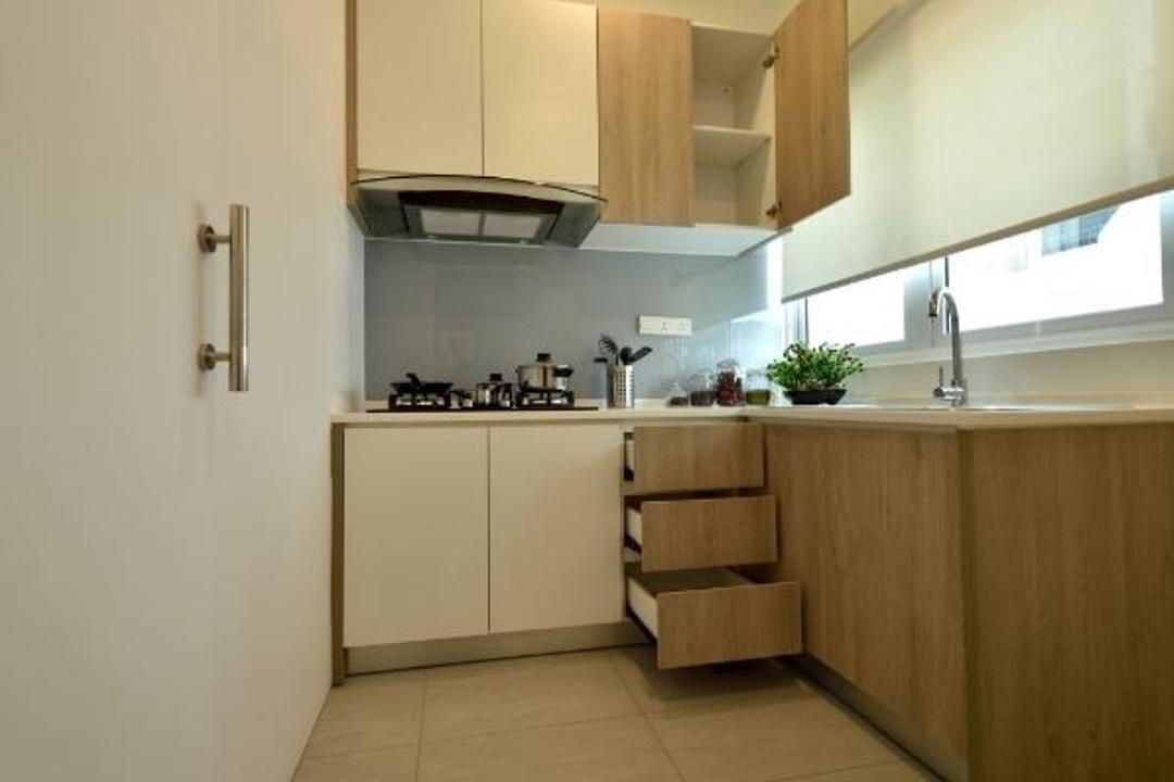 Serene Residence Rawang RT2, Nice Style Refurbishment, Modern, Kitchen, Condo, Furniture, Sideboard, Indoors, Interior Design, Room