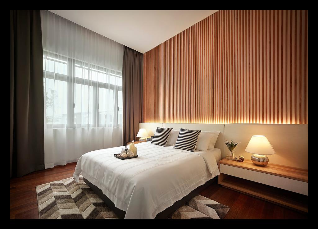 Modern, Landed, Bedroom, Horizon Hill, Interior Designer, Oriwise Sdn Bhd, Contemporary, Indoors, Interior Design, Room