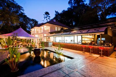 Rochester Park, Aamer Architects, Contemporary, Commercial, Pond, Potted Plants, Colonial, High Chair, Bar Stool, Building, Hotel, Resort
