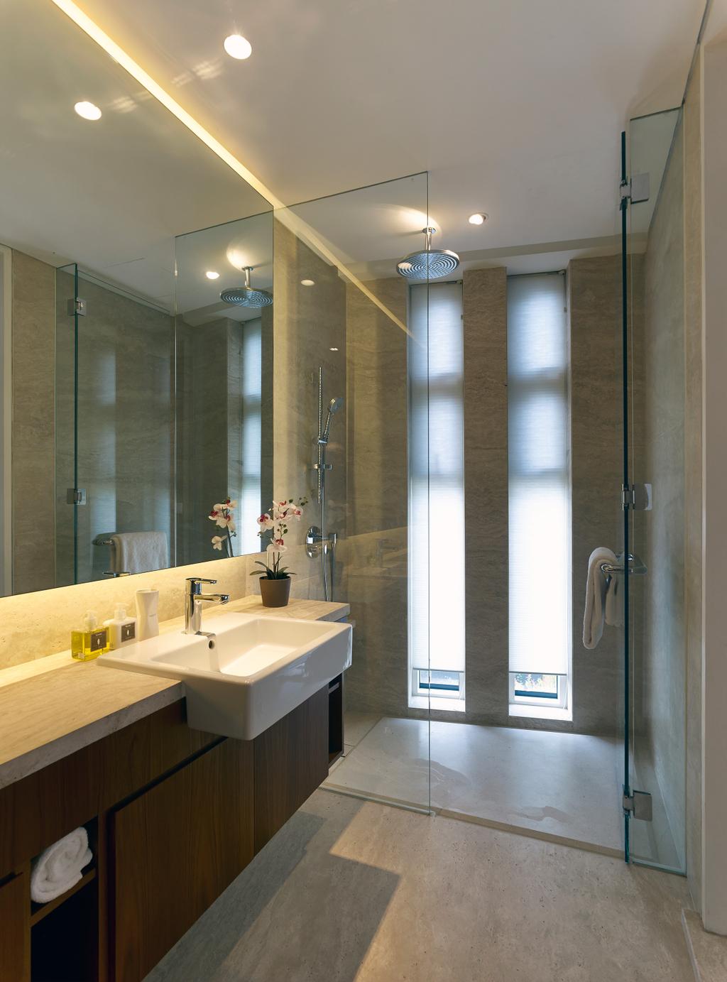Modern, Landed, Bathroom, Cove Drive 1, Architect, Greg Shand Architects, Sink, Indoors, Interior Design, Room