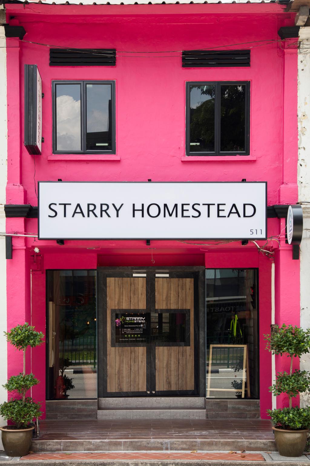 Starry Homestead Balestier Showroom, Commercial, Interior Designer, Starry Homestead, Modern, Awning, Canopy, Hardwood, Stained Wood, Wood