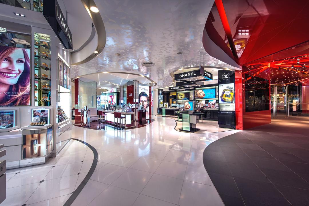 TANGS, Ministry of Design, Modern, Commercial, Grey Flooring, High Ceiling, Outlets, Kiosk