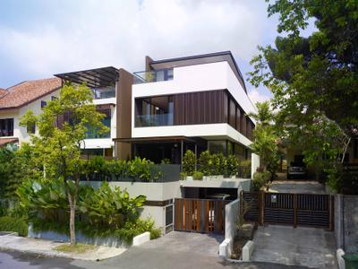 Lim House, TOPOS Design Studio, , , Exterior View, Architecture, Balcony, Building, House, Housing, Villa