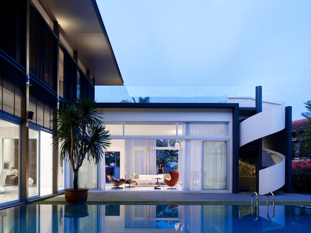 Contemporary, Landed, Sunset House, Architect, TOPOS Design Studio, Building, House, Housing, Villa