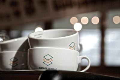 Madame Waffle @ IOI, MLA Design, Minimalist, Commercial, Cafe, Cup, Mug, Coffee Cup