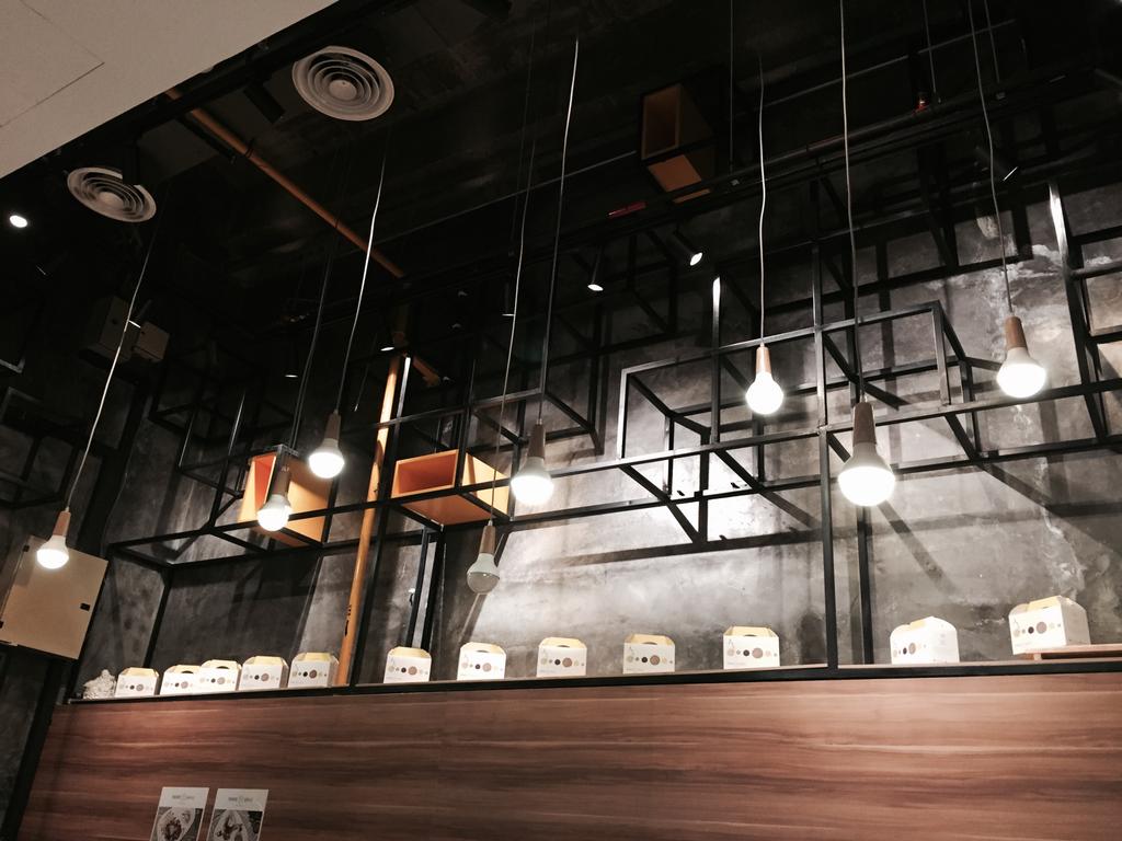 Madame Waffle @ Midvalley, Commercial, Interior Designer, MLA Design, Industrial, Cafe, Pendant Lamps, Hanging Lamps, Black Track Lights, Wooden Paneling, Exposed Ceiling, Lighting, Chair, Furniture