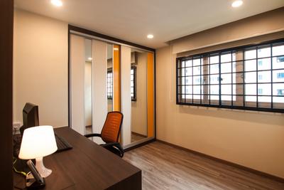 Ang Mo Kio (Block 234), Space Atelier, , Study, , Laminated Floor, Office Chair, Wooden Floor, Study Desk, Wooden Desk, White Lamp, Table Lamp, Recessed Lights