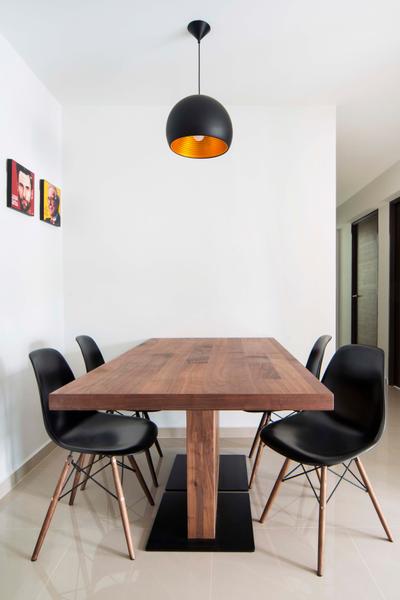 Edgedale Plains, Cozy Ideas, Modern, Scandinavian, Dining Room, HDB, Chair, Furniture, Dining Table, Table, Autograph, Handwriting, Signature, Text