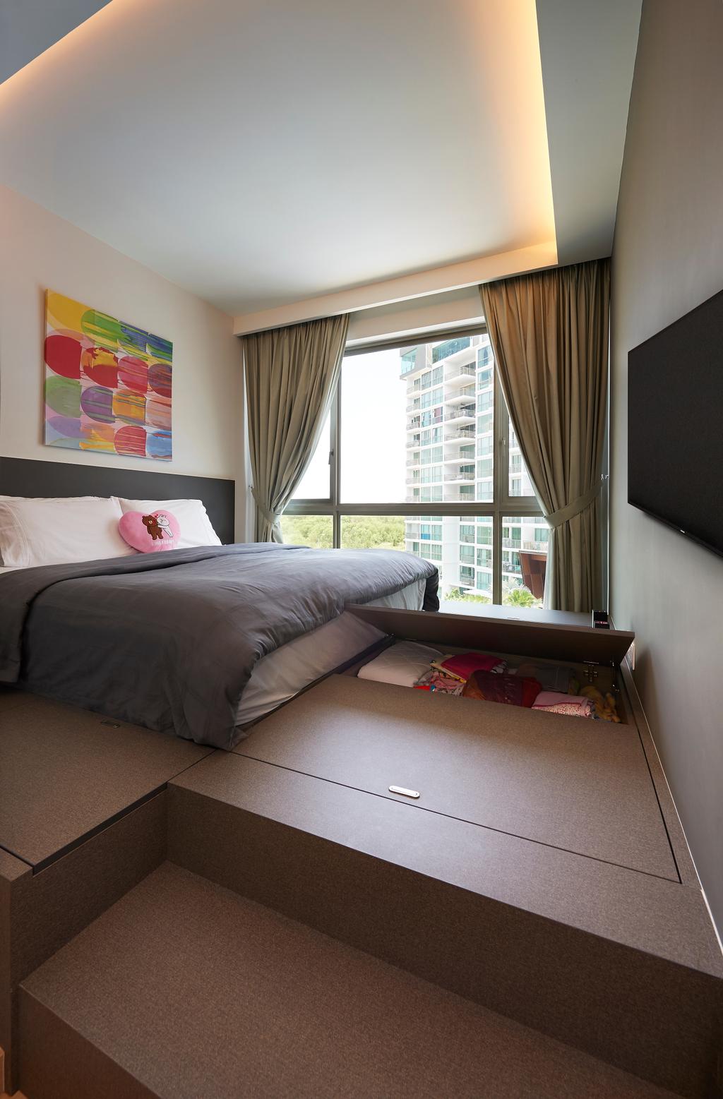Modern, Condo, Bedroom, Pasir Ris Link (Block 12), Interior Designer, AC Vision Design