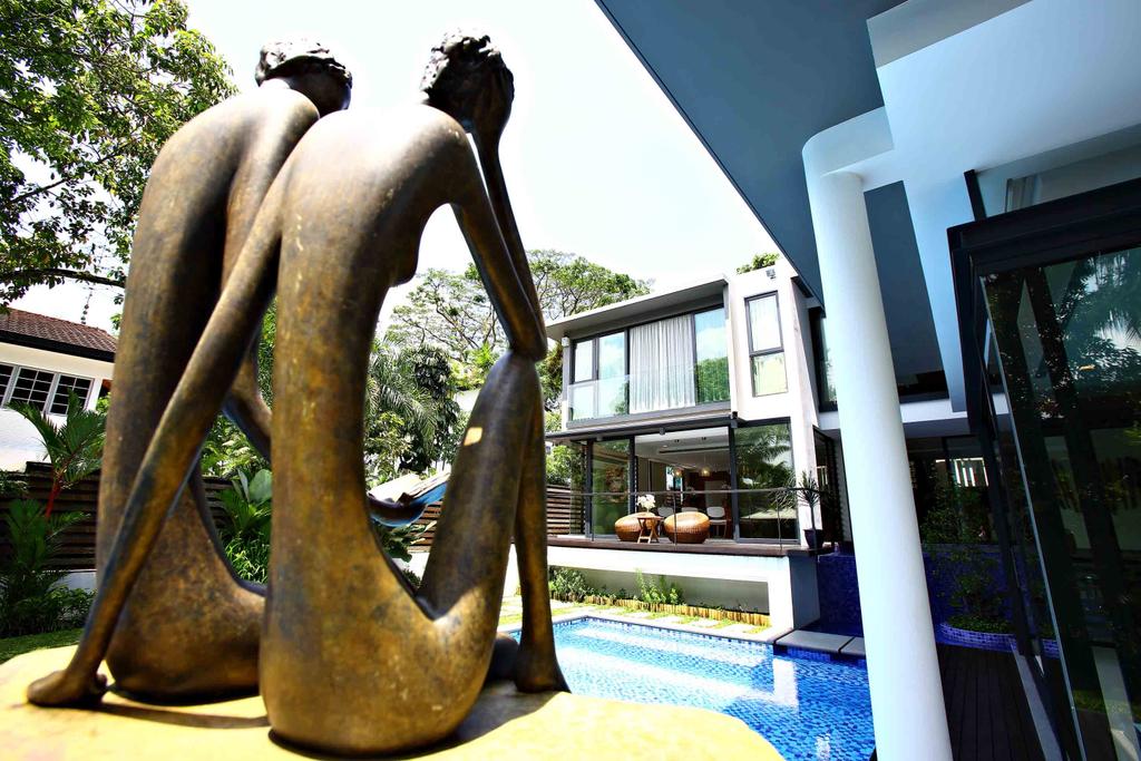 Contemporary, Landed, Jalan Kampong Chantek Residence, Architect, GK Architects, Art, Sculpture
