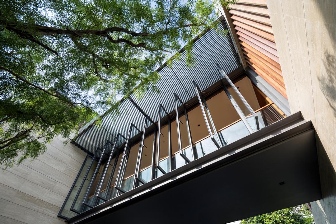 Secret Garden House (Bukit Timah), Wallflower Architecture + Design, Contemporary, Landed, Gutter, Balcony