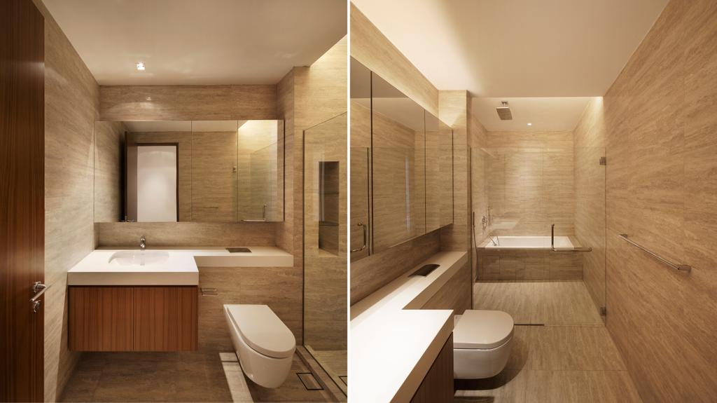 Minimalist, Landed, Westlake House (Bukit Timah), Architect, Wallflower Architecture + Design, Toilet, Bathroom, Indoors, Interior Design, Room, Sink
