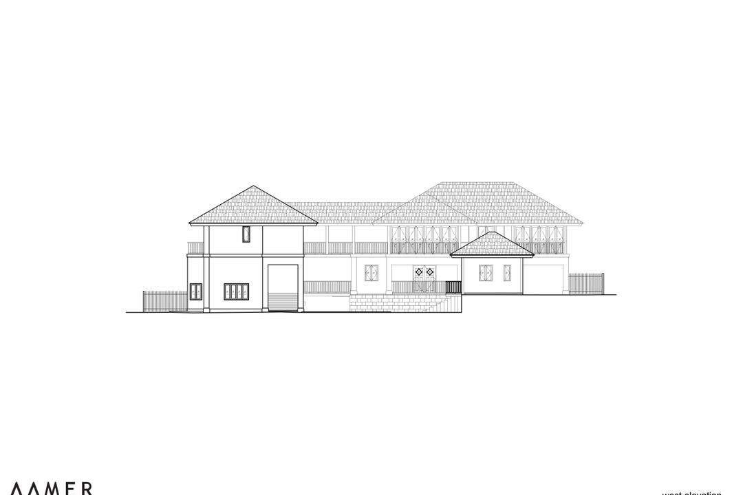 Maryland Drive, Aamer Architects, Traditional, Landed, Diagram, Plan