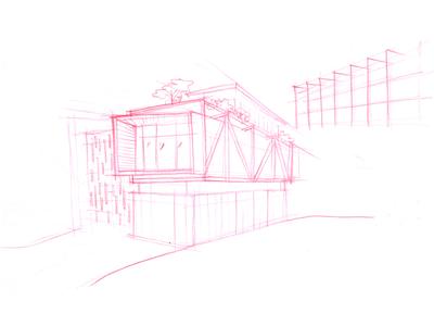 Jalan Remis, Aamer Architects, Contemporary, Landed, Elevation Drawing, Art, Drawing, Sketch