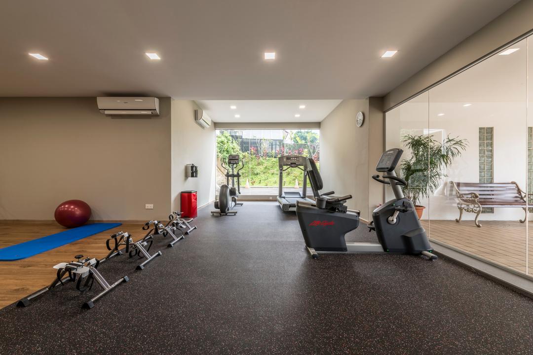 Orchard Court, ID Gallery Interior, Modern, Commercial, Gym Room, Gym, Home Gym, Workout, Fitness, Flora, Jar, Plant, Potted Plant, Pottery, Vase, Exercise, Sport, Sports, Working Out, Conference Room, Indoors, Meeting Room, Room