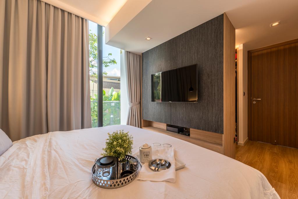 Contemporary, Condo, Bedroom, Jalan Singa, Interior Designer, erstudio, Indoors, Interior Design, Room
