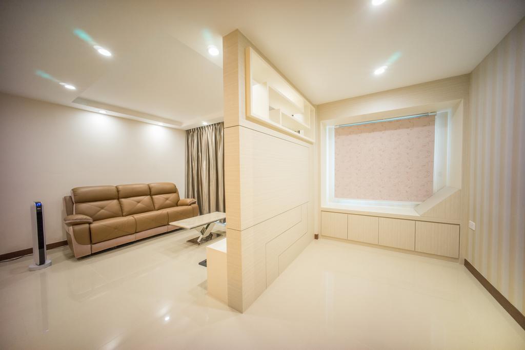 Contemporary, HDB, Living Room, Punggol Drive (Block 677C), Interior Designer, Team Interior Design, Couch, Furniture, Indoors, Interior Design