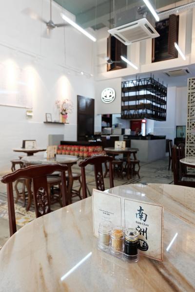 Nam Chau, Nexis Sunway Damansara, Spazio Design Sdn Bhd, Traditional, Commercial, Dining Table, Furniture, Table, Cafe, Restaurant, Chair, Bar Stool