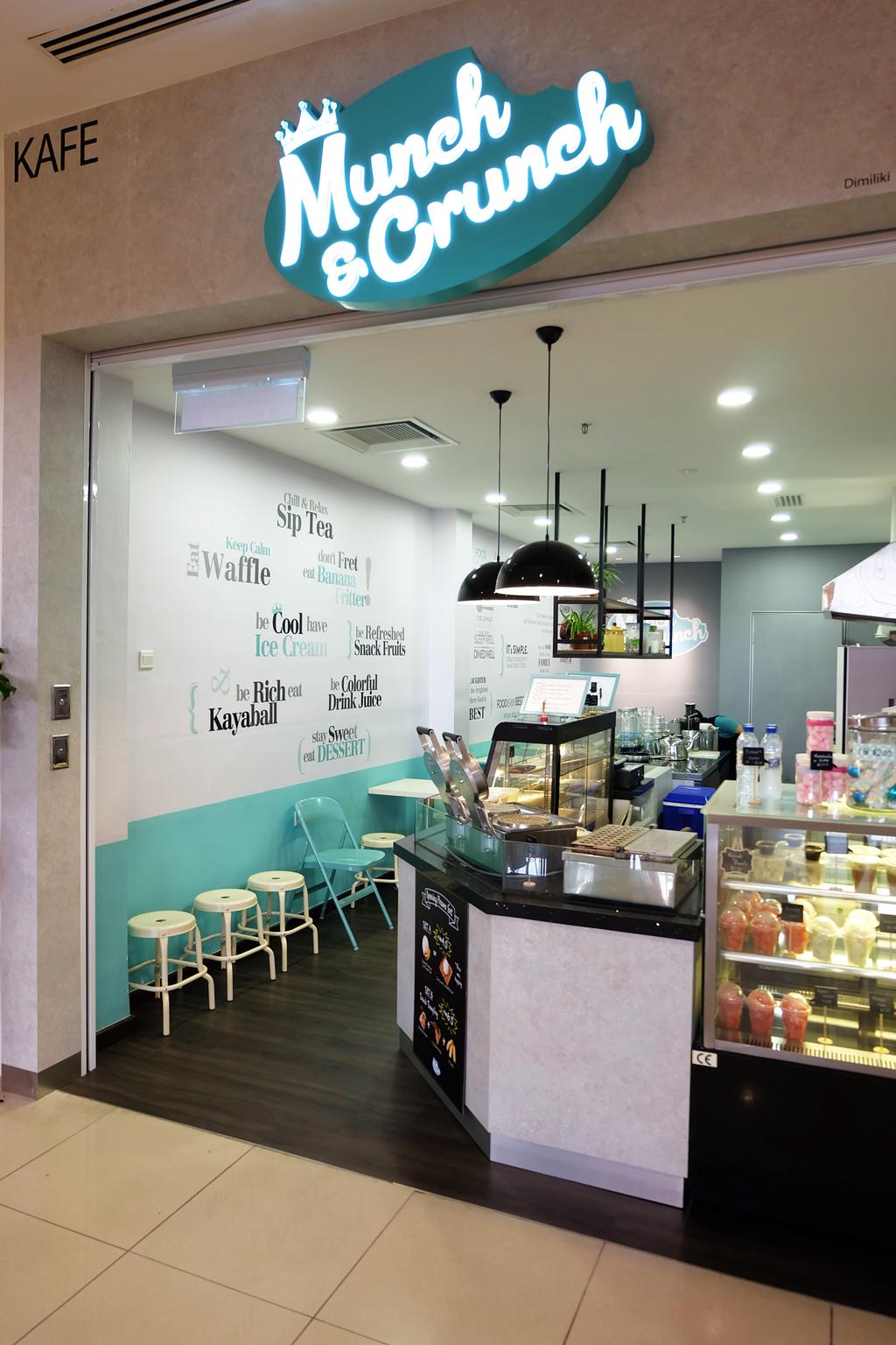 Munch & Crunch, IOI Mall, Commercial, Interior Designer, Spazio Design Sdn Bhd, Transitional, Bar Stool, Furniture, Cafe, Restaurant, Bakery, Shop
