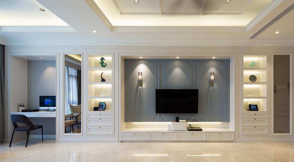 Modern, Condo, Living Room, Kiara 9, Mont Kiara, Interior Designer, Box Design Studio Sdn Bhd