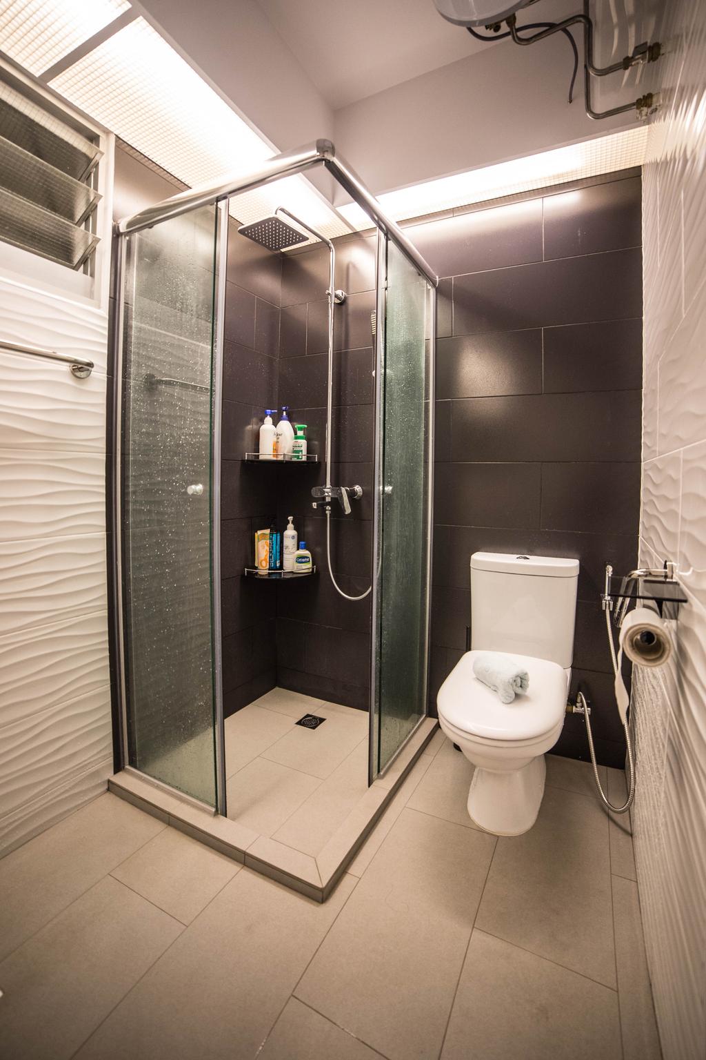 Modern, HDB, Bathroom, Yishun Street 51 (Block 502D), Interior Designer, MET Interior, Indoors, Interior Design, Room, Toilet
