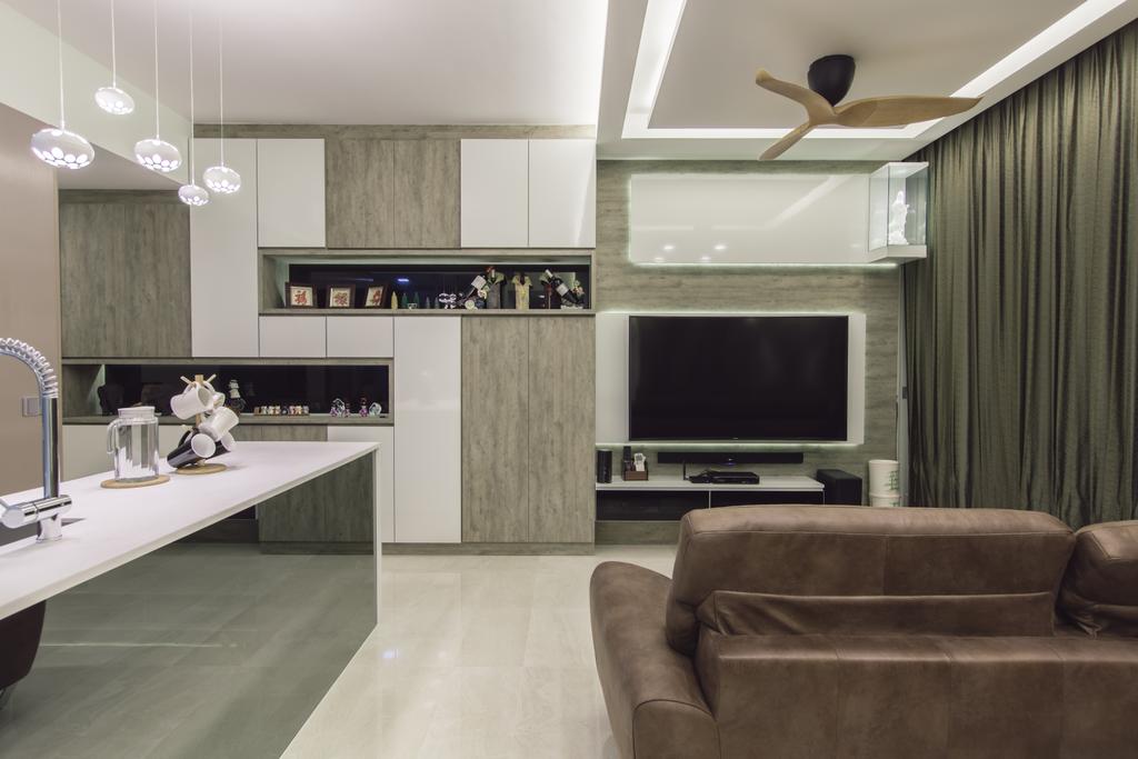 Modern, Condo, Living Room, Euhabitat, Interior Designer, The Wooden Platform