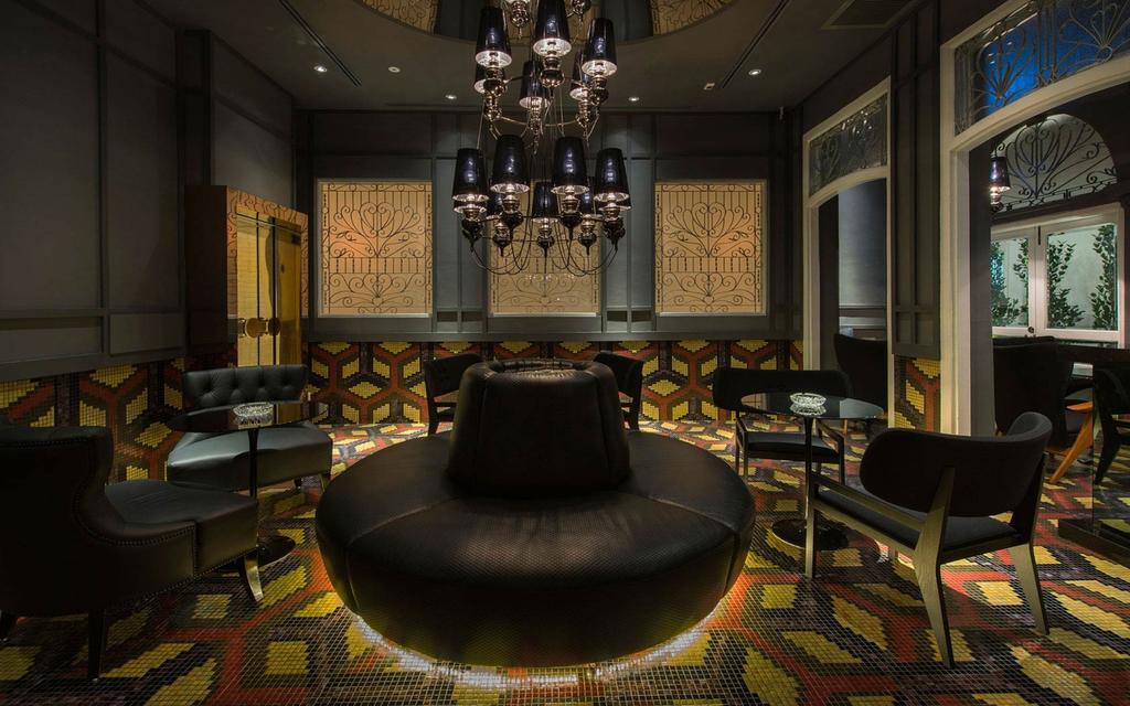 Macalister Mansion, Commercial, Architect, Ministry of Design, Eclectic, Majestic, Couch, Furniture, Chair, Dining Room, Indoors, Interior Design, Room, Chandelier, Lamp