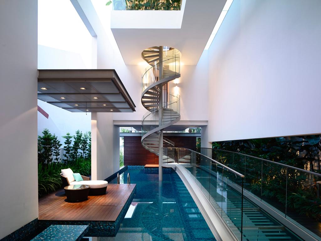 Modern, Landed, Jalan Angin Laut, Architect, HYLA Architects, Spiral, Indoors, Interior Design