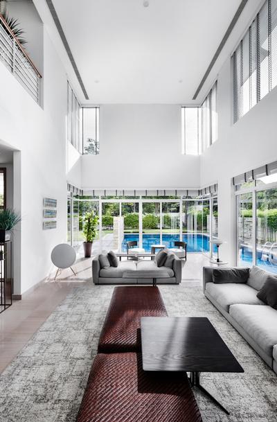 Cable Road, Third Avenue Studio, Contemporary, Living Room, Landed, High Ceiling, High, HDB, Building, Housing, Indoors, Loft, Furniture, Table, Balcony