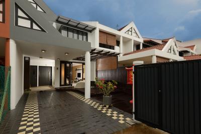 Poh Huat Crescent, 96 Designers Group, Balcony, Landed, Flora, Jar, Plant, Potted Plant, Pottery, Vase, Shipping Container, Elevator, Building, House, Housing, Villa