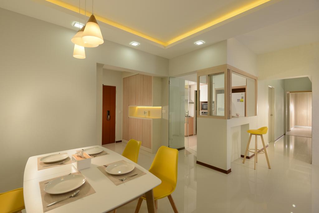 HDB, Living Room, Sumang Walk (Block 217C), Interior Designer, 96 Designers Group