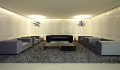 Wheelock Properties Sales Gallery, Wallflower Architecture + Design, Traditional, Commercial, Reception, Waiting Area, Lounge, Indoors, Room, Couch, Furniture, Studio Couch, Conference Room, Meeting Room