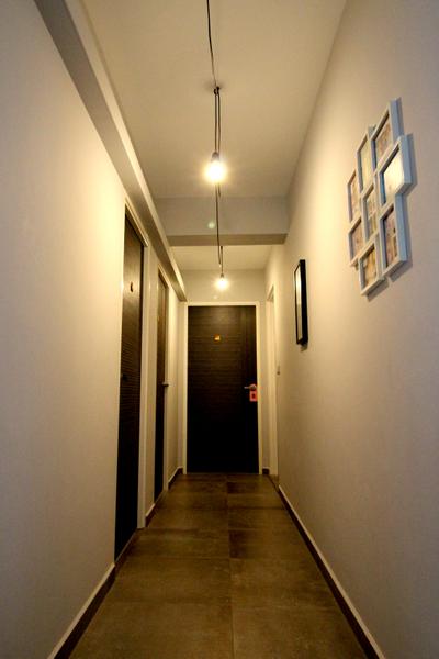 Compassvale Crescent, Aestherior, Modern, Contemporary, Bedroom, HDB, Elevator, Corridor