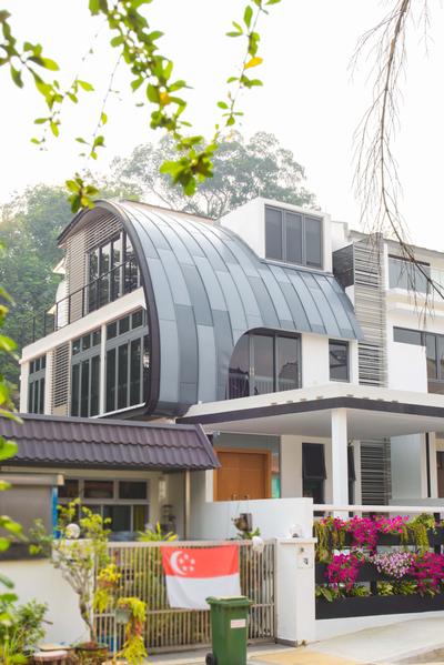 57 Seraya Crescent, FOMA Architects, Contemporary, Landed, Awning, Canopy, Building, Housing, Balcony