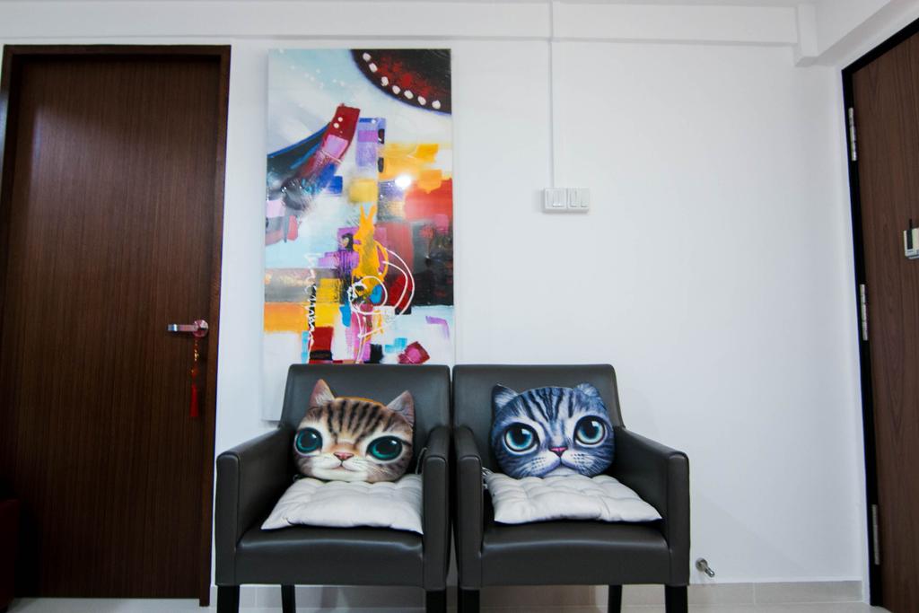 Scandinavian, HDB, Living Room, Telok Blangah Rise (Block 42), Interior Designer, 9 Creation, Collage, Poster, Chair, Furniture