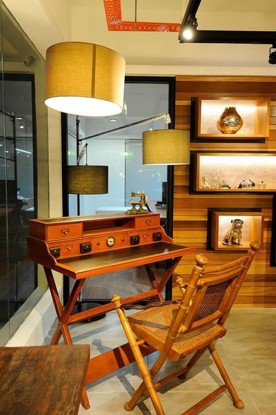 Showroom, M innovative Builders, Commercial, Lamp, Table Lamp, Chair, Furniture